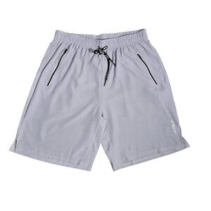 NWOT | Gutz Wear Gray Zipper Pocket Performance Athletic Gym Shorts | XL